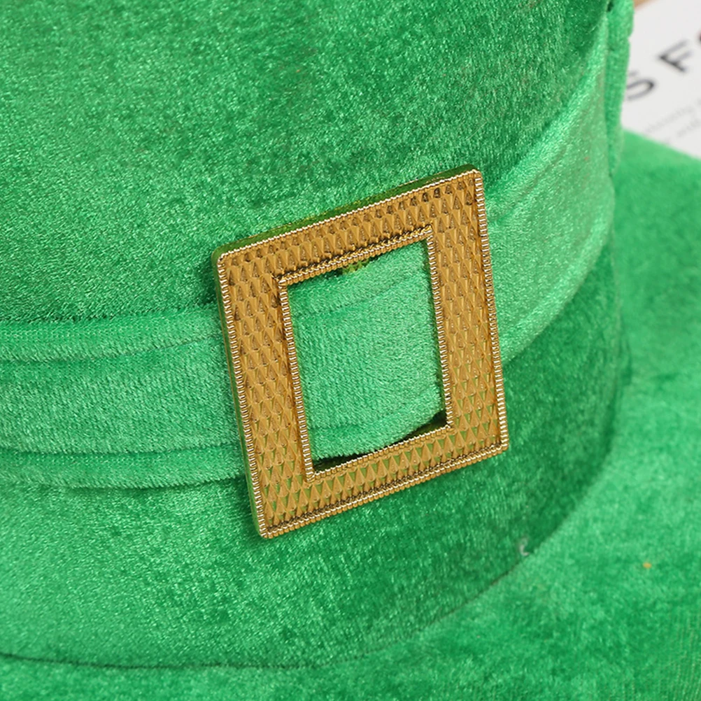 

Green Soft Breathable Party Hat Creative Attractive for St Patricks Day Carnival Performance Cap Party Hat Carnival Cap