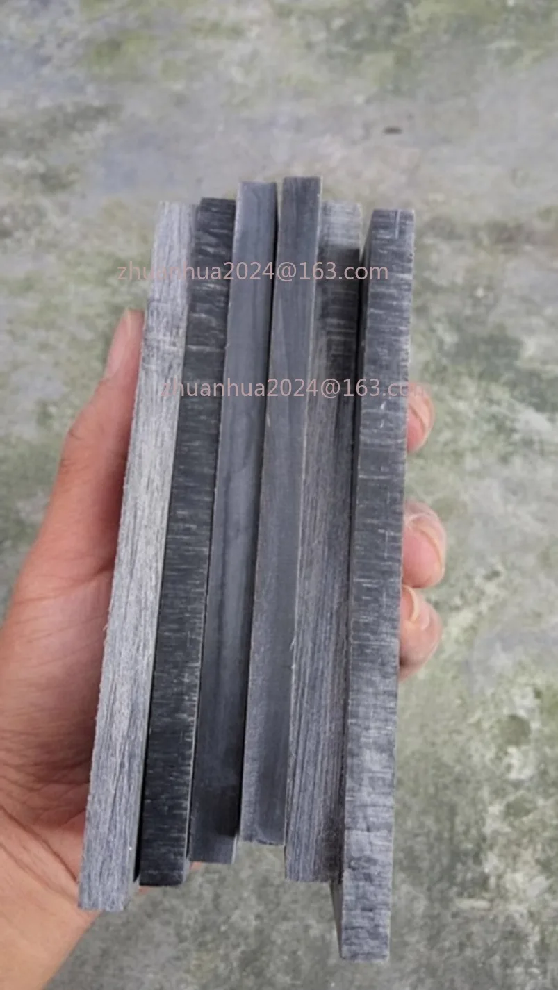 2pcs Black Buffalo Horn Slice Plate for DIY Knife Handle Making Material 0.2-0.7mm Thickness Various Handicraft Materials