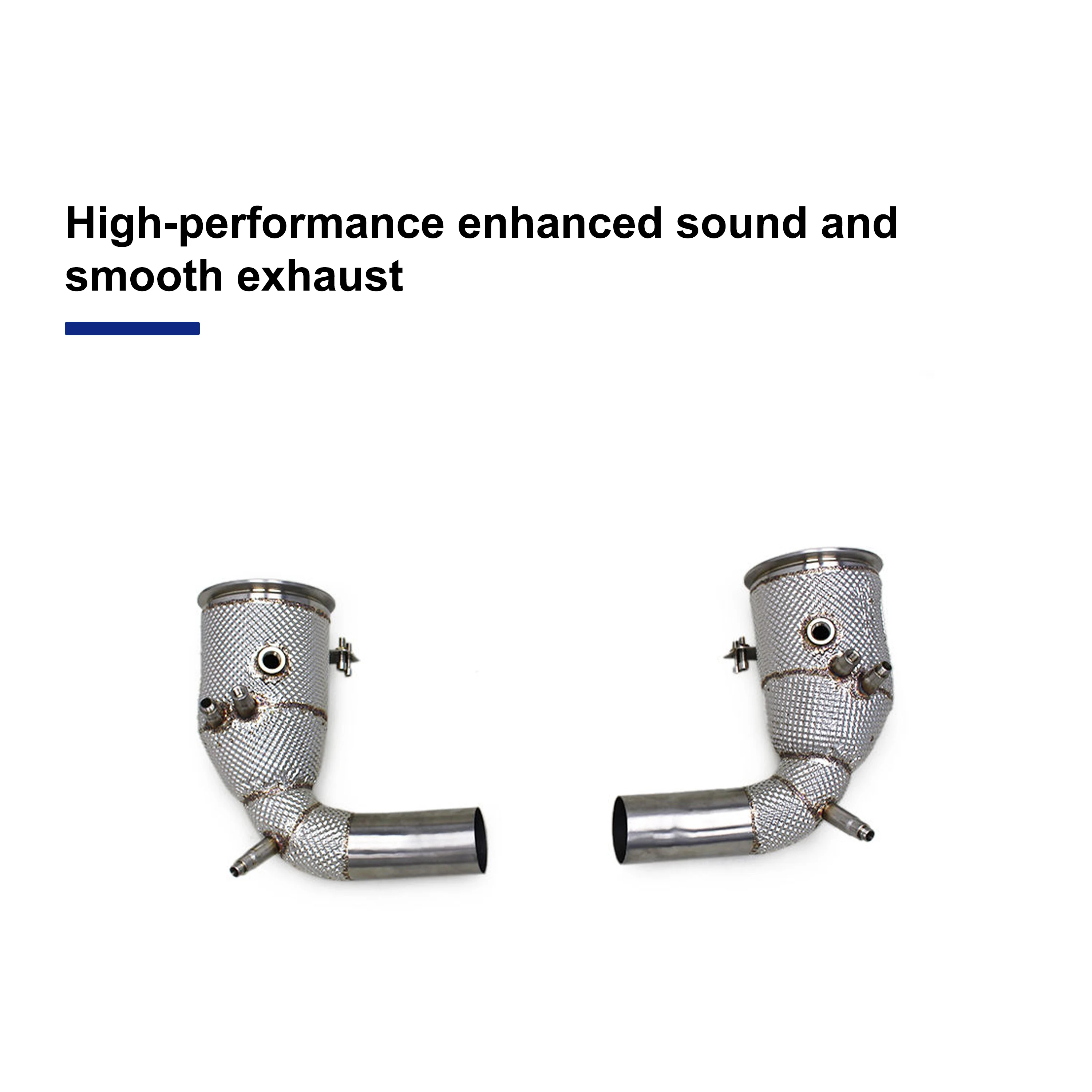 ACE for Porsche 911 992 3.0T High Flow Exhaust Downpipe SUS304 High Quality Exhaust Header with Catalytic Converter Exhaust Pipe