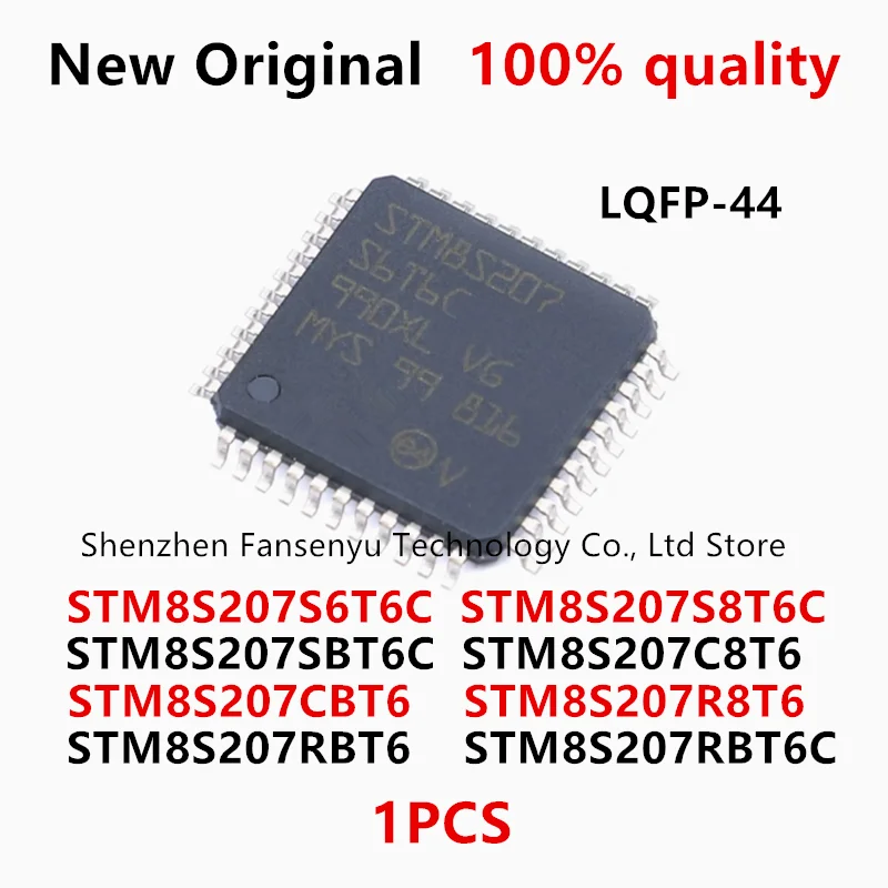 

STM8S207S6T6C STM8S207S8T6C STM8S207SBT6C STM8S207C8T6 STM8S207CBT6 STM8S207R8T6 STM8S207RBT6 STM8S207RBT6C LQFP IC Chip Stock