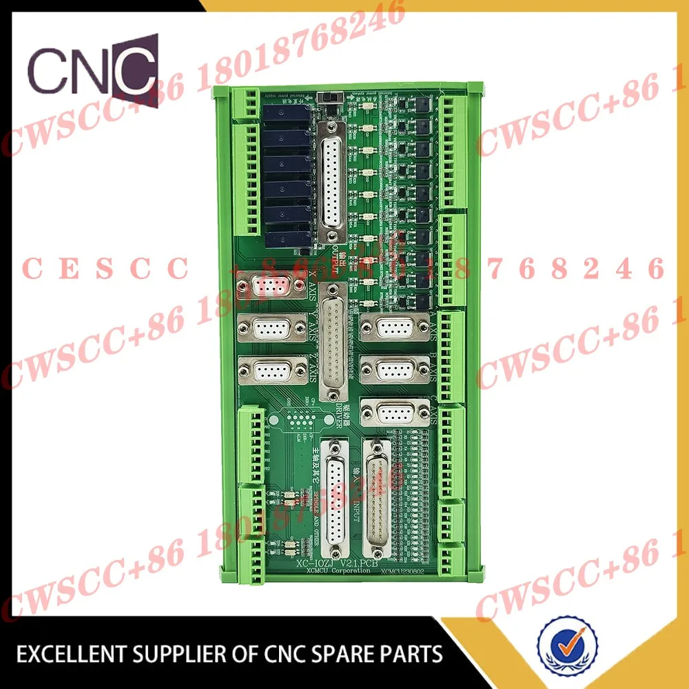 Integrated Adapter Board Io Board With 4pcs Db25 Parallel Port Cable For Xc609m Xc709m Xc809m Xc609d Xc709d Xc809d Xc609t Xc809t