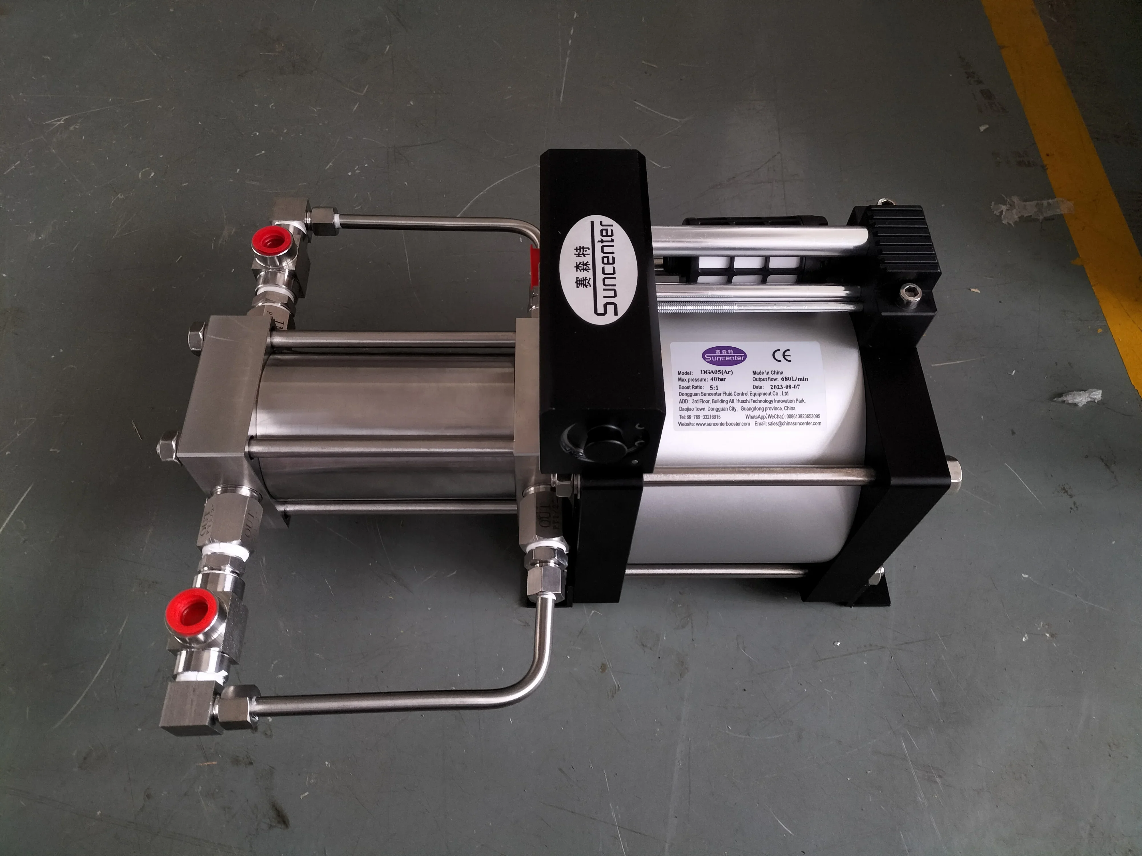 Bomba de refuerzo neumática de alta presión G como bomba de refuerzo de aire comprimido