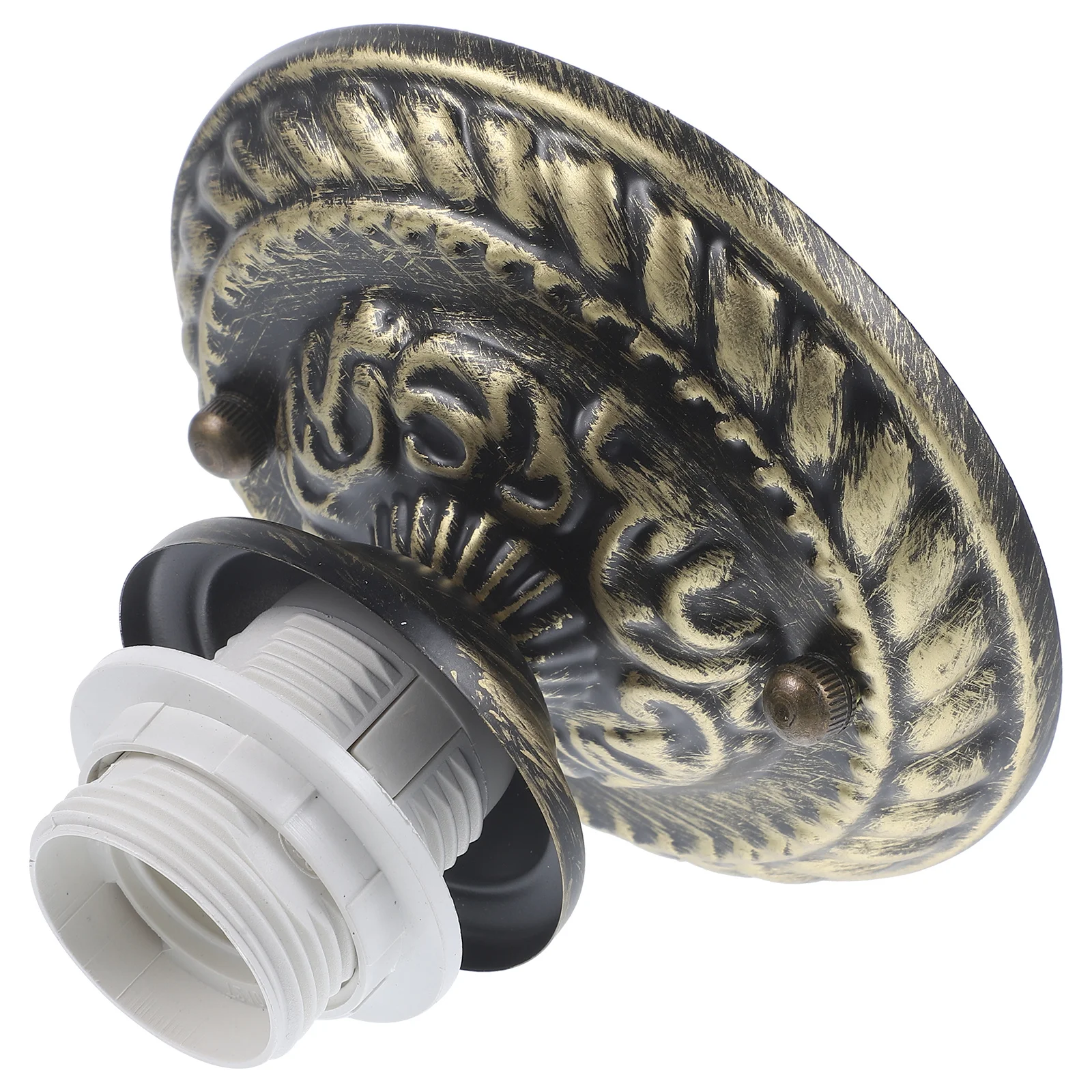 

Ретро держатель потолочного светильника E27 цоколь для лампочки прочный винтовой адаптер для гаражной мастерской ремонтный комплект лампы