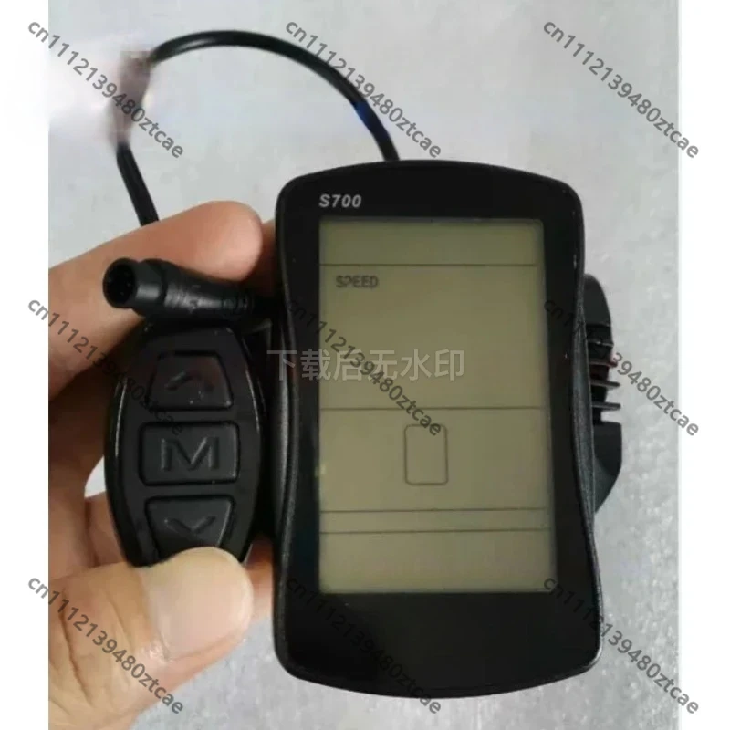 S700 Lithium Electric Bicycle LCD Meter, 36V 48V Universal Scooter Display Dashboard Replacement for Electric Tram Control Panel