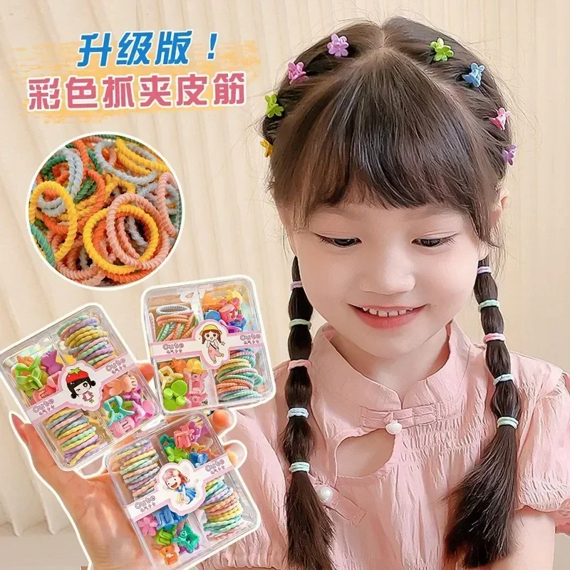 Hair Accessories Girls Band Ties Scrunchies Elastique Cheveux Fille Colets Para Cabello Bows Cintillos Trabas Pelo Mujer Kids