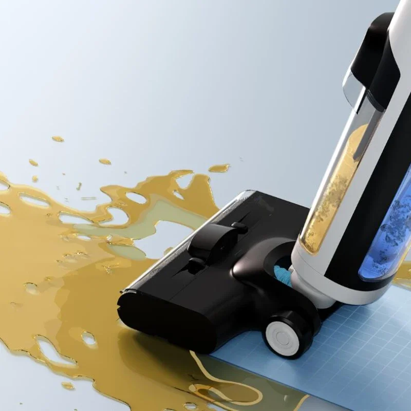 Lydsto Lavadora de pisos inalámbrica Barrido y arrastre Sensor inteligente automático integrado arrastre, lavado, secado al aire, fuerte succión 4 en 1