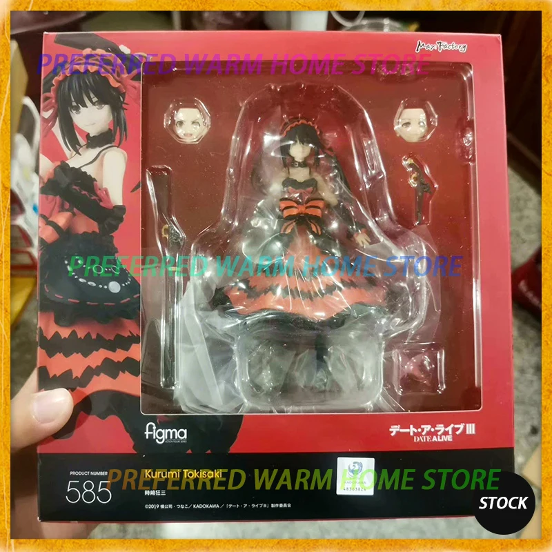 En stock: Figura articulada Tokisaki Kurumi (Figma 585) de MAX FACTORY MF, modelo de chica hermosa de Nightmare de DATE A LIVE.
