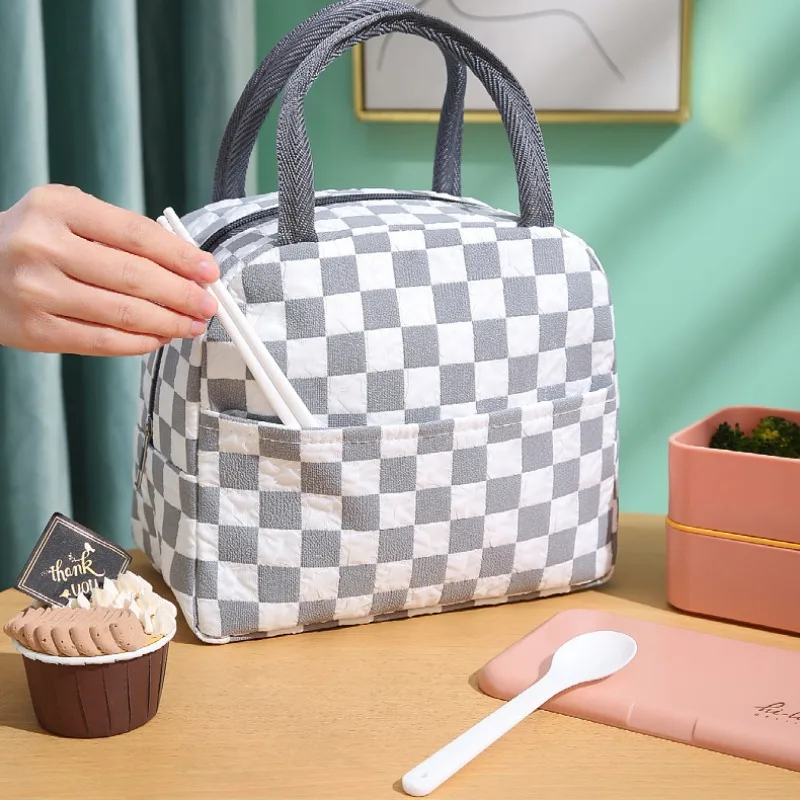 Borse termiche portatili per adulti borsa per Snack riutilizzabile borsa per il pranzo impermeabile Bento per Picnic borsa per il ghiaccio di grande