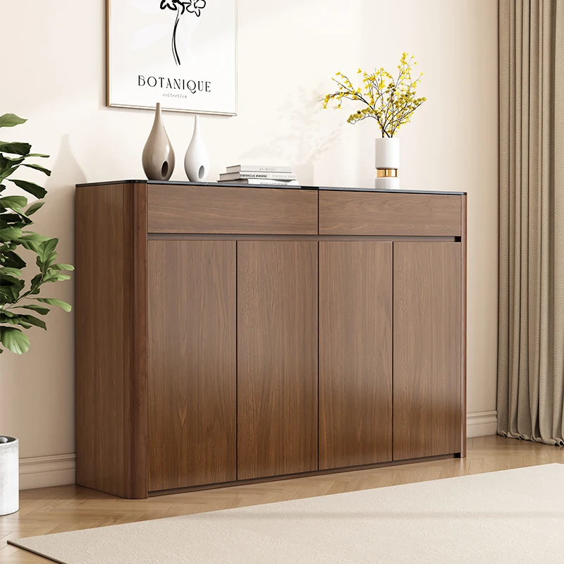 

Strong Retro Small Shoe Cabinet Design Dustproof Solid Wood Shoe Cabinet Living Room Luxury Szafka Na Buty Furniture For Home