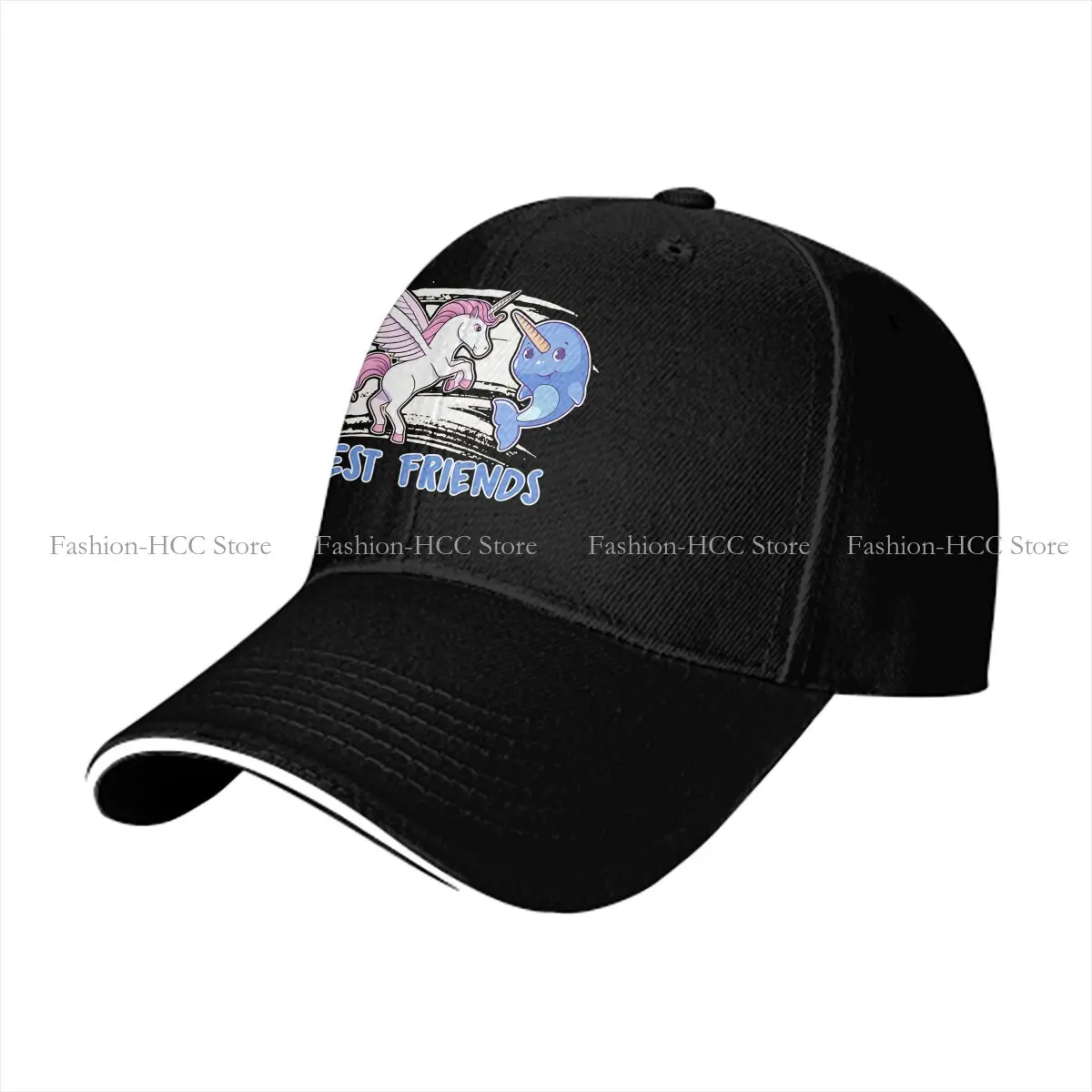 Pure Color Dad Hats Unicorn Hat Sun Visor Baseball Caps Narwhal Peaked Cap