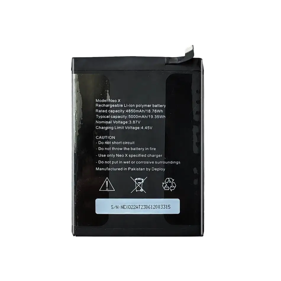 Reliable Power For Sparx Neo X Mobile Phone Battery 5000mAh