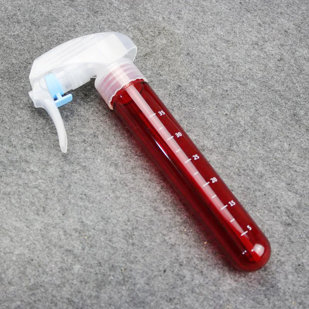 1pc Thumb High Pressure Spray Bottle Mini Spray Bottle Spray Transparent (Buckle Style Red)