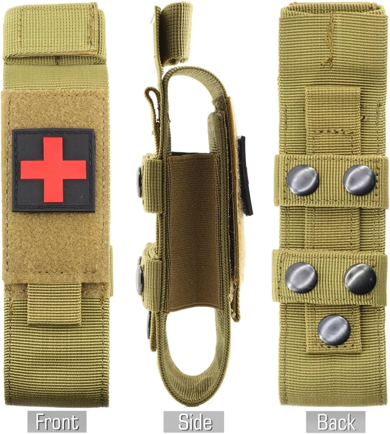 Tactical Molle Tourniquet Holder  Portable  Military First Aid Equipment Case Trauma Medical Shear Pouch  camping  survival kit