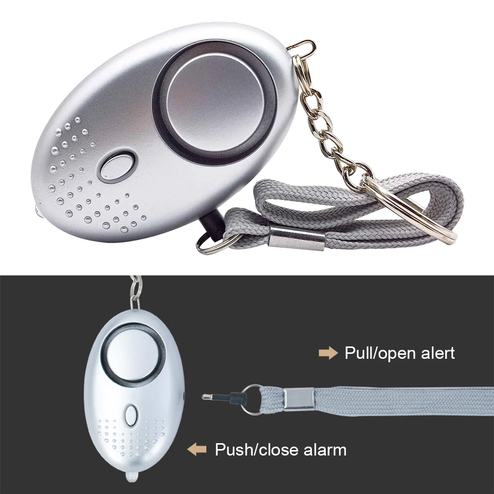 

Protect Personal Alarm Buzzing Anti Wolf Security Alert Shape Emergency 130DB Safety Scream Loud For Elder Women Kids