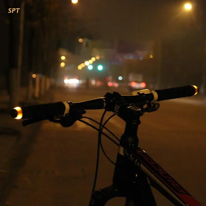 Bike Tail Light Turn Signal Waterproof Handlebar Lamp Bike Rear Light Turn Signal Direction Indicator Wing Light XX