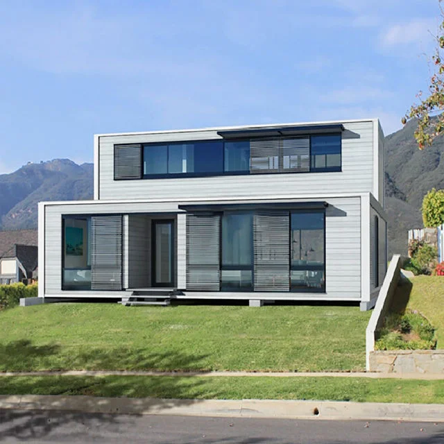 Modern Light Steel Prefab Villa Building with Fast Install and Multi-function Design for Residential Efficiency