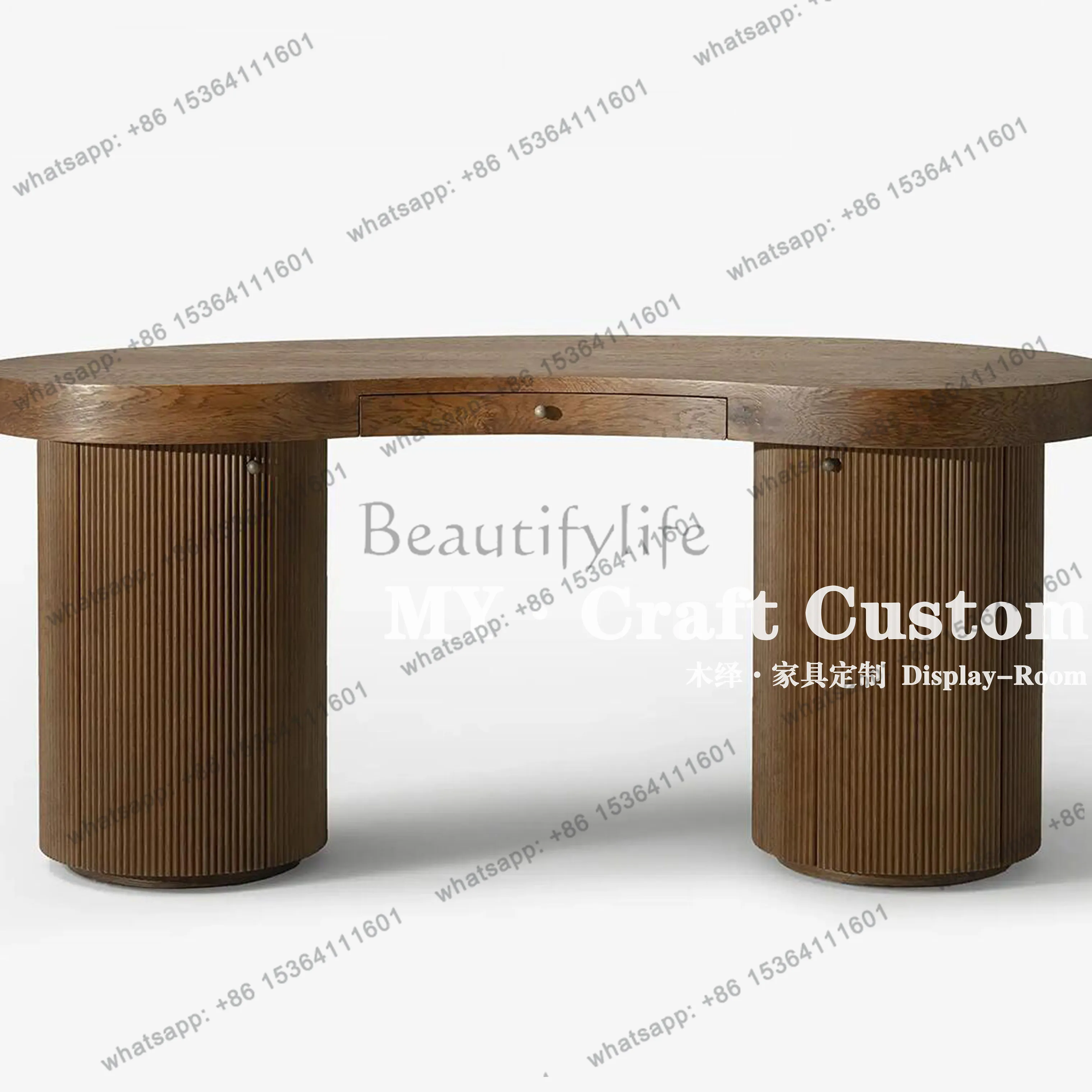 Medieval style desk designer creative living room home writing desk computer table
