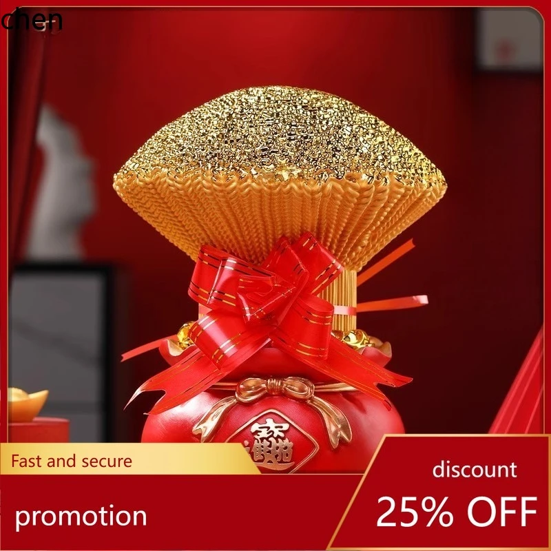 

CZ Ornament for Attracting Wealth and Treasure, Suitable for Store and Company Opening, Housewarming, Office Craft Gift