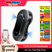Liectroux YW810 Window Vacuum Robot Cleaner, Dual Ultrasonic Spray,Laser Sensor,Smart Home Glass Wall Washing,APP&Remote Control