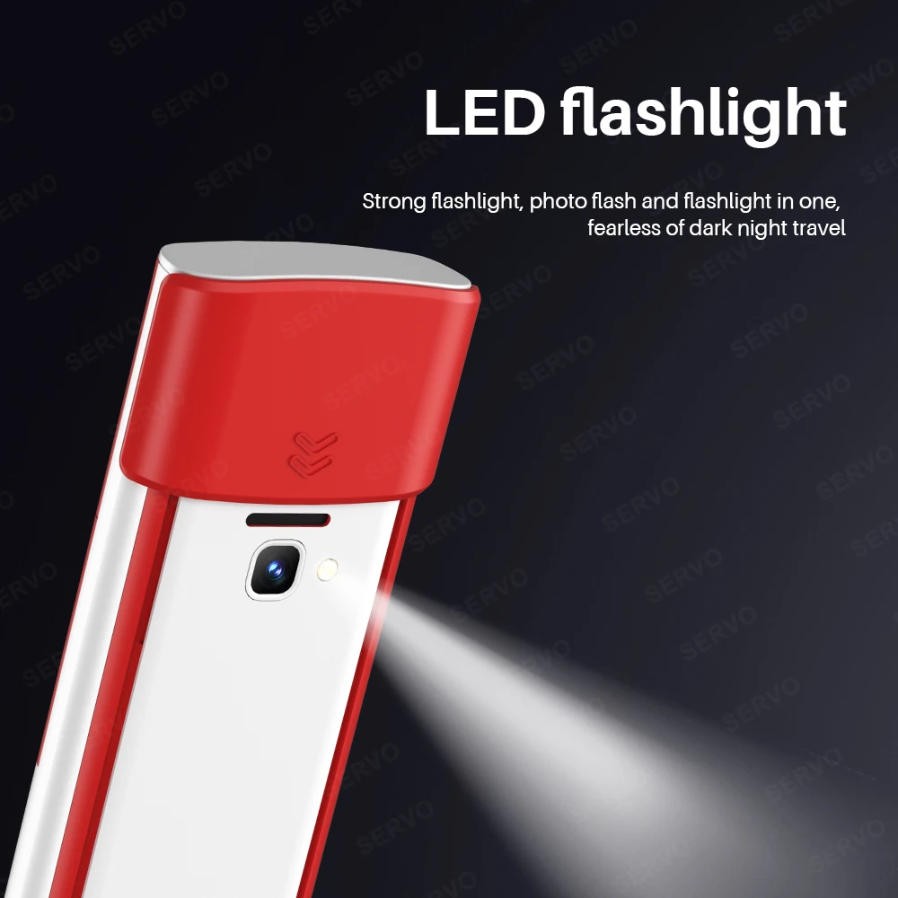 SERVO R25 PRO 2G GSM الهاتف المحمول المدمج في سماعات بلوتوث سرعة الاتصال الهاتفي تسجيل الشعلة القائمة السوداء SIM الهاتف المحمول راديو FM