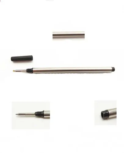 112mm Long 0.5mm 0.7mm Tip Ballpoint Metal Pen Refill Fit for P163 Ballpen H12 M710