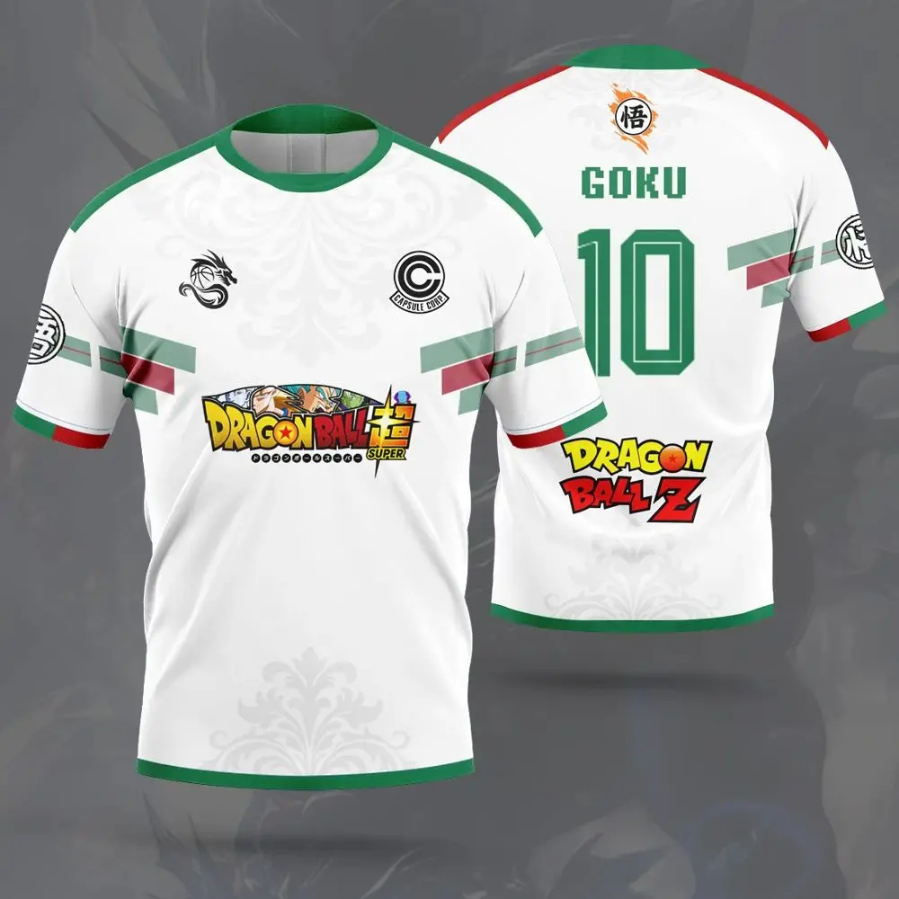 

Summer 2026 Dragon Ball Wukong Fusion Exotic Style Print Theme 3D Printing Breathable Quick Drying T-shirt Adult Parents Top