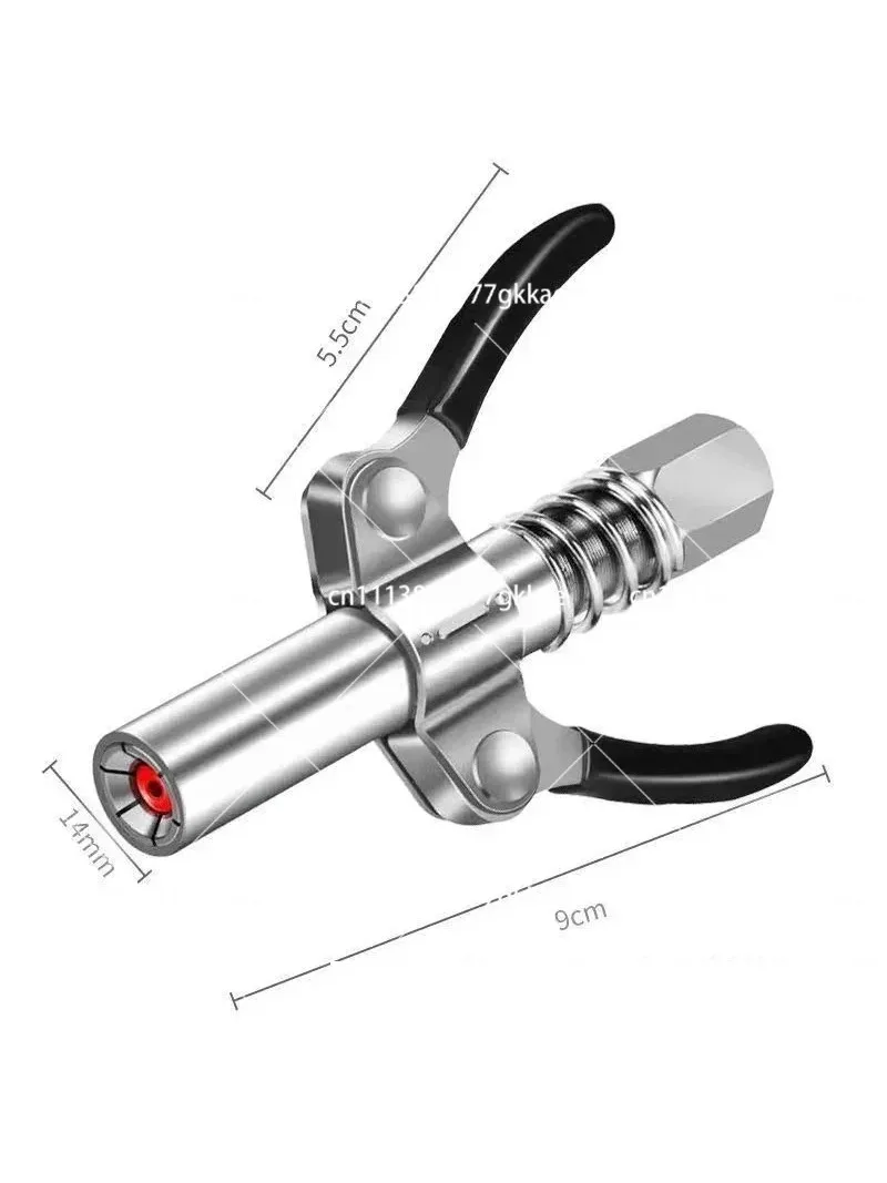 Grease Coupler Heavy-Duty Quick Release Grease Gun Coupler NPTI/8 10000 PSI Two Press Easy To Push Accessories