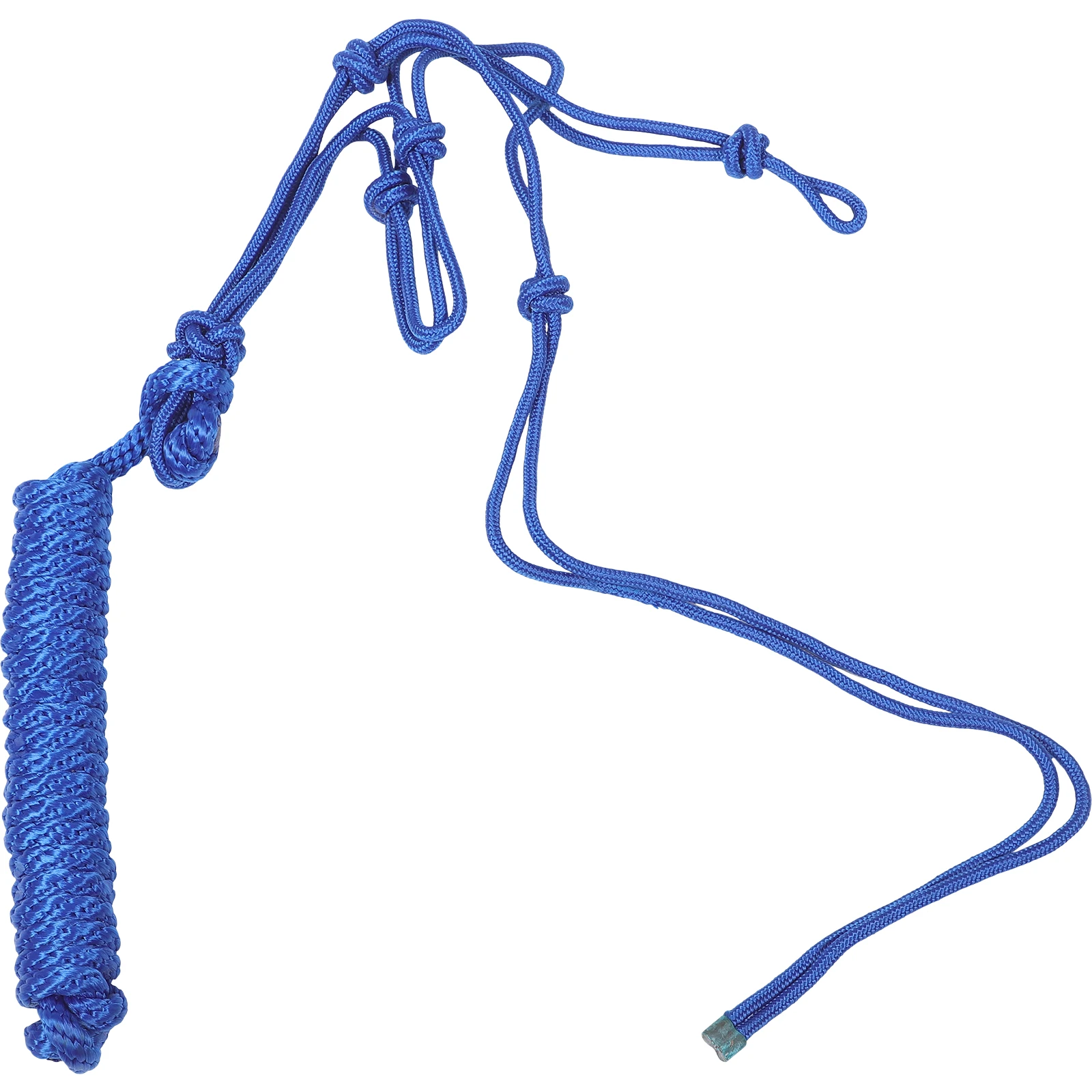 

Rope-woven Horse Halter Blue Portable Halters Collar Bridles Outdoor Riding Western Texture Comfort Practical Longtime Use Horse