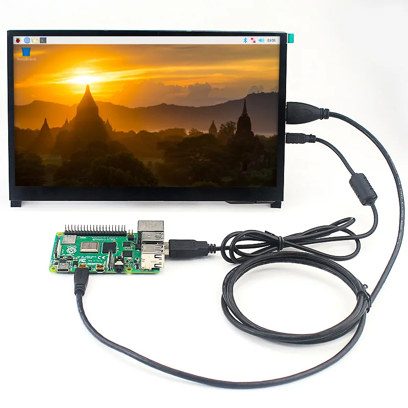 Ecran-tactile-ips-de-101-pouces-pour-raspberry-pi-4b-3b--Ecran-capacitif-avec-double-haut-parleurs-et-prise-audio-35-mm