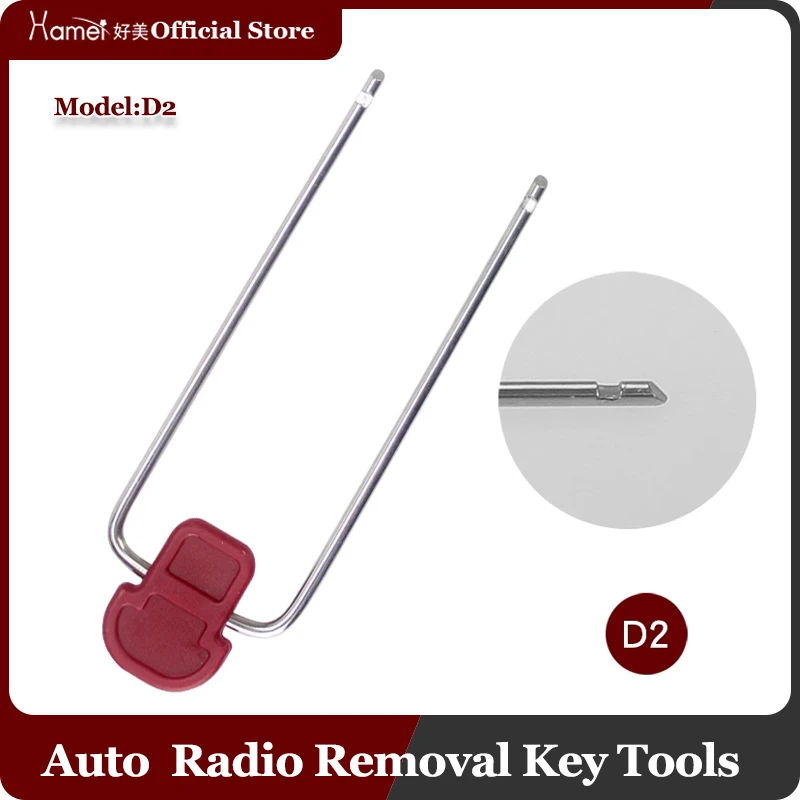 4PCS  Stereo Dash CD Player Removal Tool Set Automobile Accessories Car Radio Audio Removal Install Key Kit