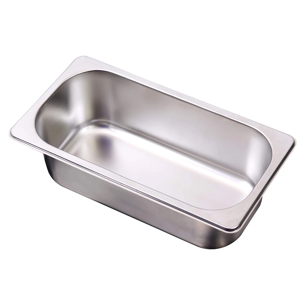 Stainless Steel Rectangular Covered Square Basin Commercial Dining Box Basin Soup Rice Dish Food Grade Box