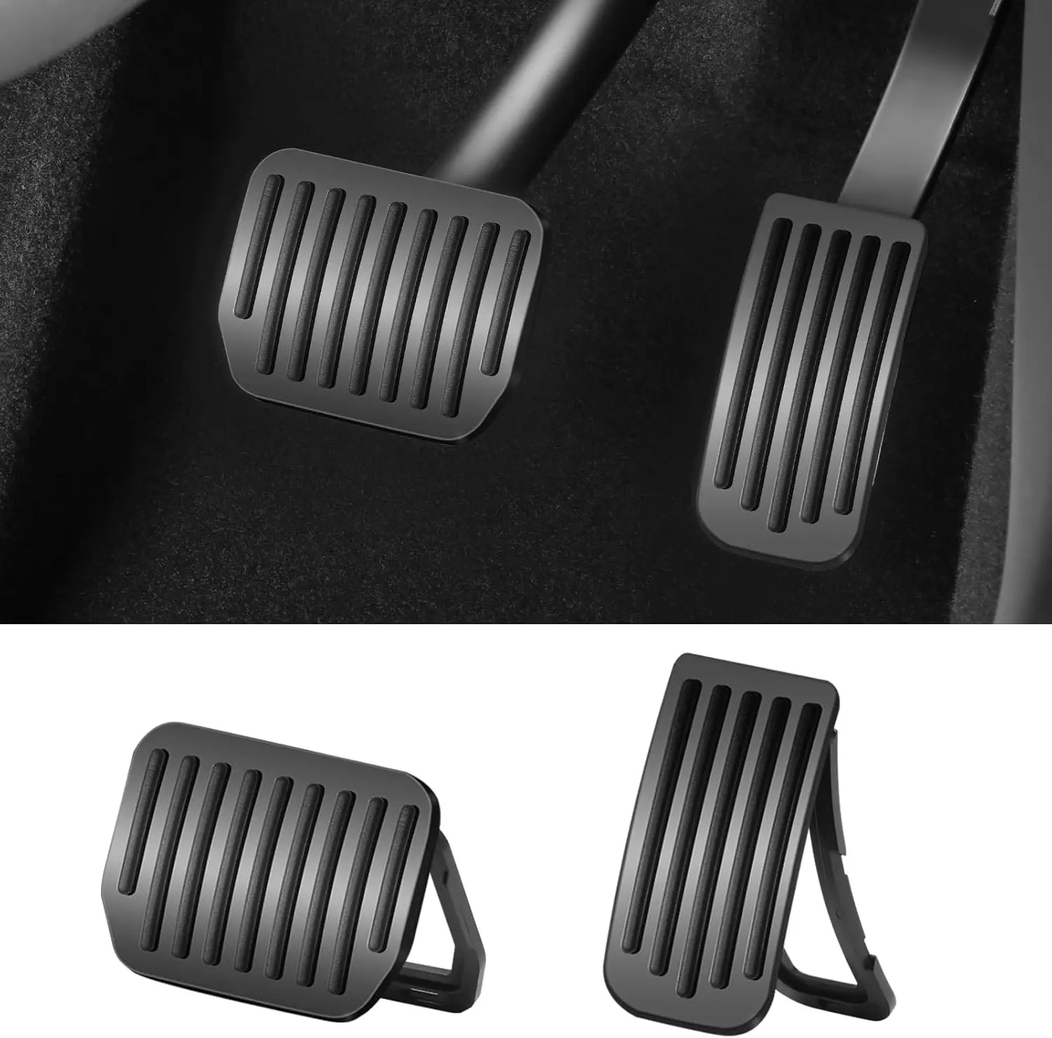 

For Tesla Model Y Juniper 2025 Car Brake Pedal Pad Cover For Tesla Model 3 Highland 2017-2026 Non-Slip Foot Pedal Protector