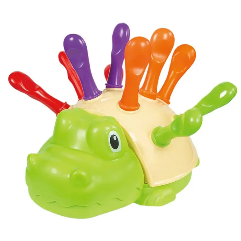 

Crocodile Sensory Toys Hedgehog Learning Fidget Game Multifunctional Learning Educational Sorter Toy Fine Motor Sensory Play