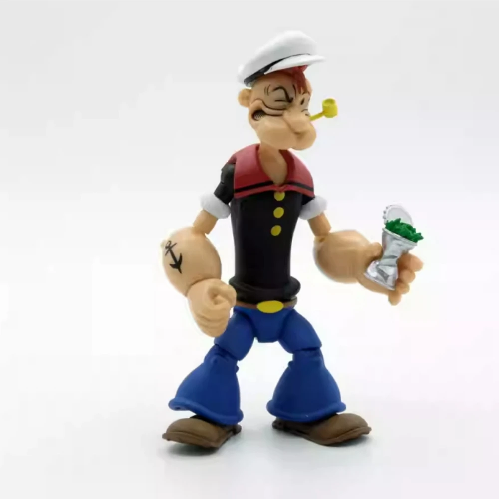 Original Genuine In Stock Classic Animation Popeye Puffy Sentiment Brutal 6-inch Figurines Action Figure Christmas Gift