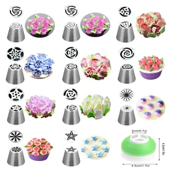 Russian Tulip Icing Piping Nozzles Stainless Steel Flower Cream Pastry Tips Nozzles Bag Cupcake Cake Decorating Tools Molds 1pc