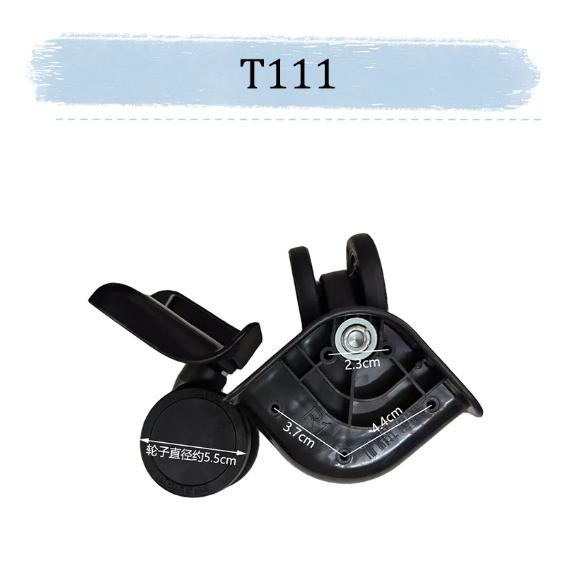 For SJTOBOL T111 Universal Wheel Replacement Easy to Install Travel Luggage Wheel Accessories Push And Pull Smooth Silent Wear