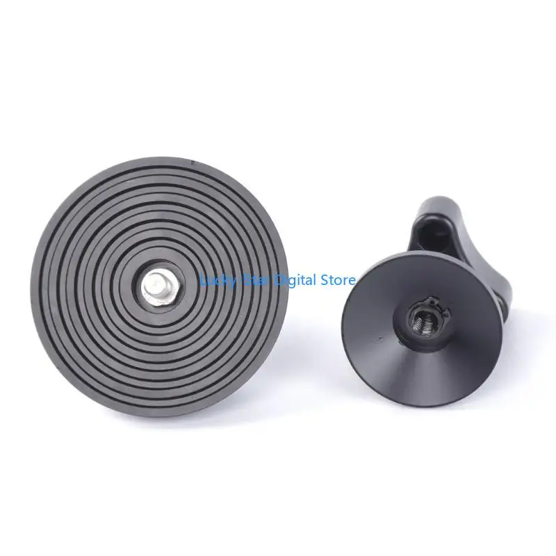 N7MC Precise Aluminum 100mm Half Round Flat to Bowl Adapter Converter for Gimbals Base Universal Tripod Connectors - Image 4
