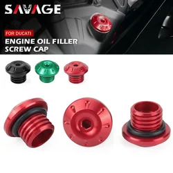 Engine Oil Filler Screw Cap Plug For DUCATI Streetfighter 848 1100 Panigale V4 Multistrada 950/1200/DVT Diavel Scrambler 800/803