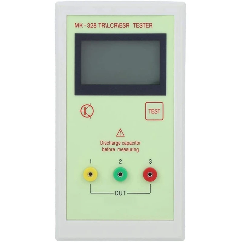 AT14 MK-328 Transistor Tester, Inductance Capacitance Resistance Electronic Meter, Portable Transistor, TR LCR ESR Meter