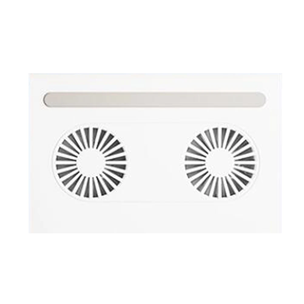 

Laptop Cooling Pad Dual Fans 3800rpm Notebook St Silica Gel Holder Non Slip Computer Rack Stable Triangle Design Anti Slip