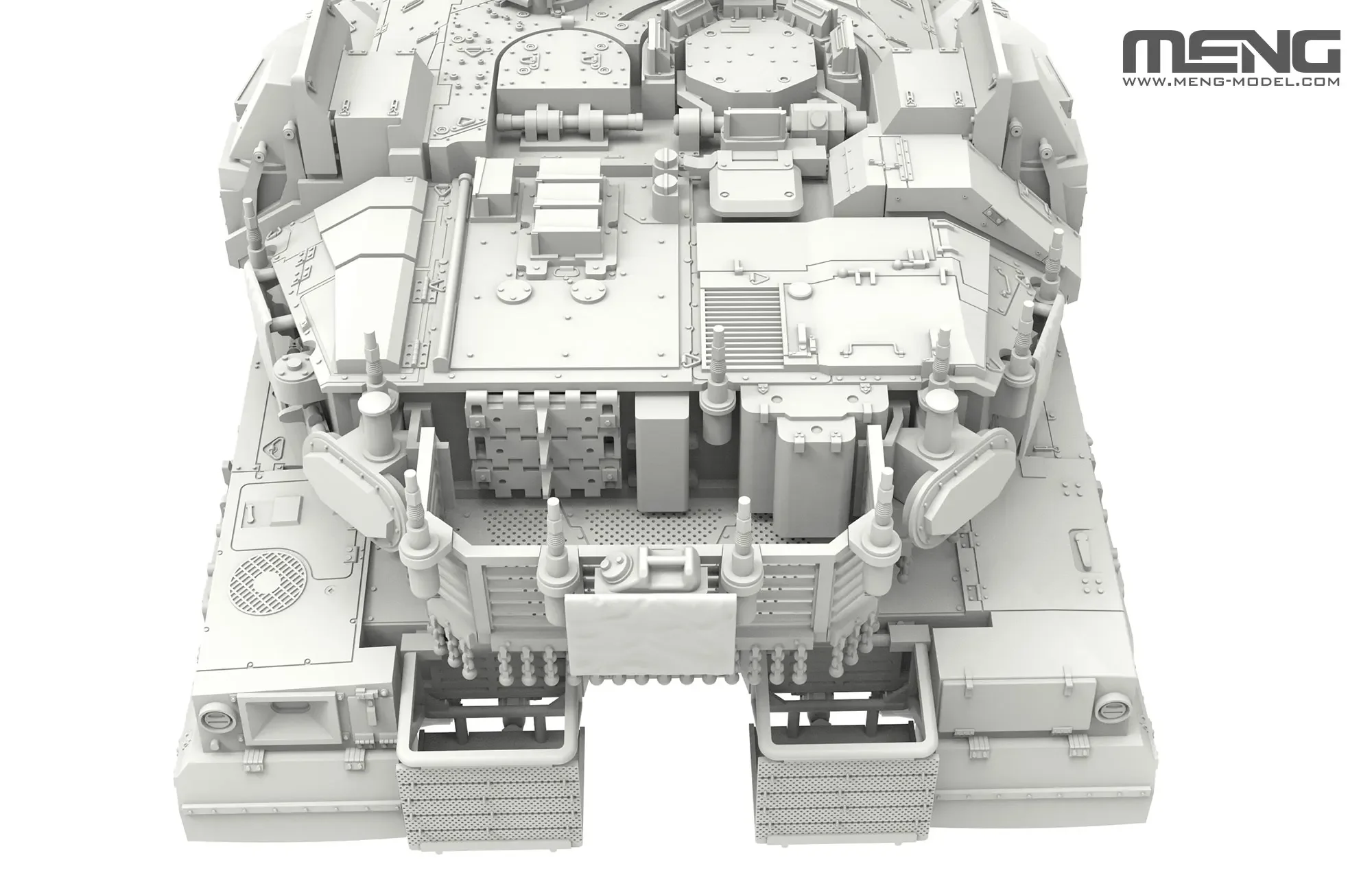 MENG 플라스틱 조립 모델 키트 MM-72006 이스라엘 주요 전투 탱크 merkavamk.am 트로피 활성 보호 시스템 1/72 포함
