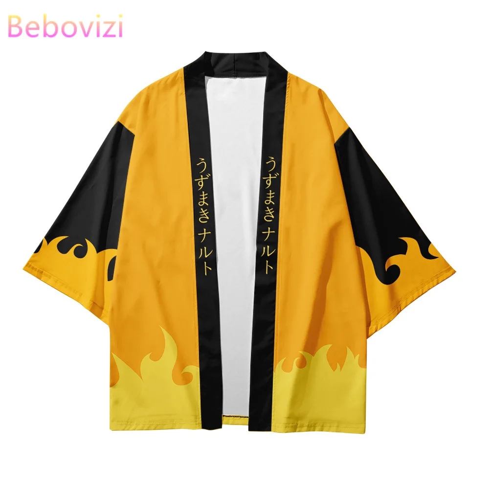 Japanese Cosplay Samurai Beach Cardigan Asian Women Men Harajuku Kimono Tops Clothing Plus Size 6XL 5XL 4XL Loose K20