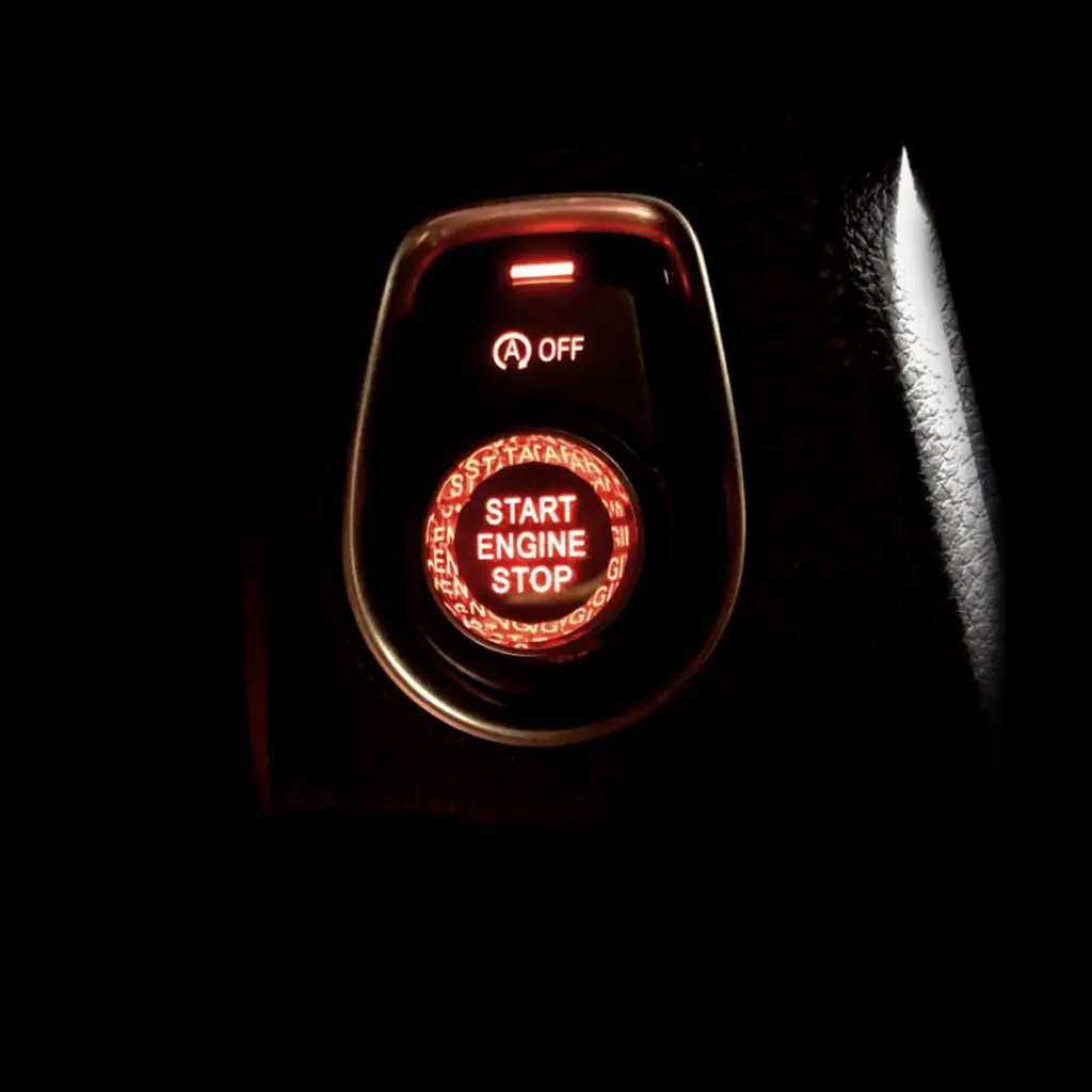 Start Stop Button Caps High Quality ABS Car Ignition Key Cover for F Chassis F18 F07 F12 F13