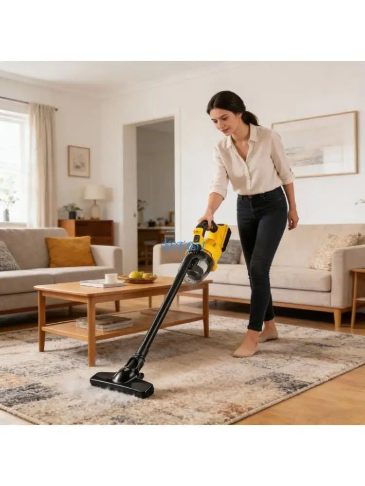 E15A Portable 32cm ABS Handheld Vacuum Cleaner For Quick Cleaning On Furniture Stairs Curtains Vehicle Seats Dust Removal