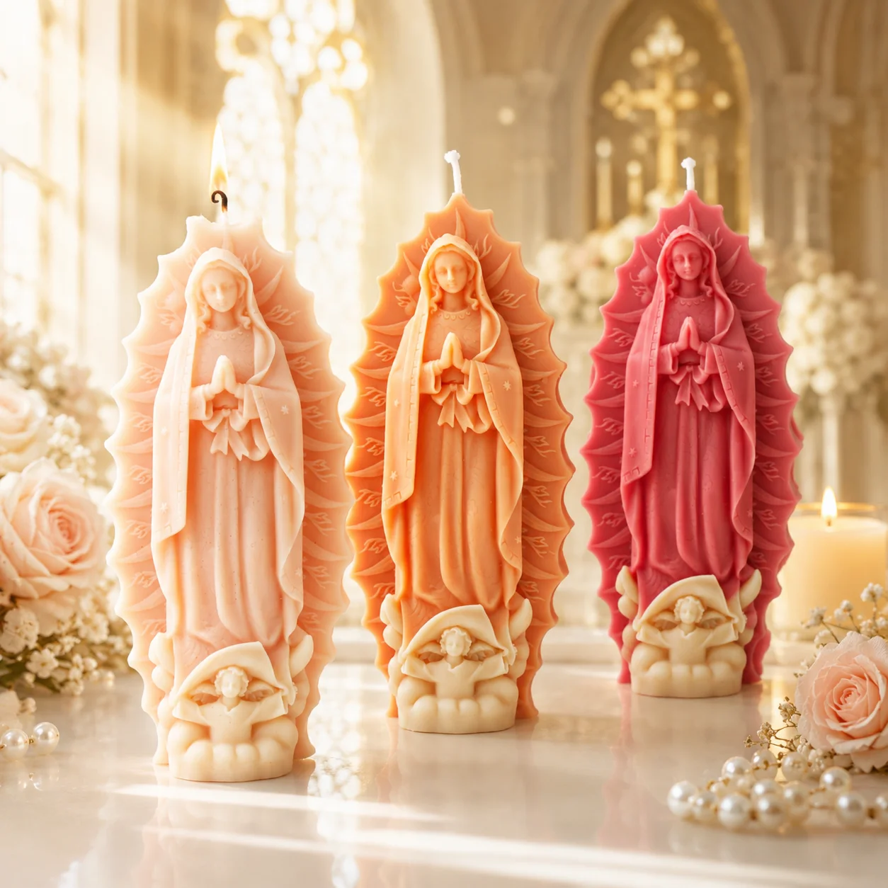 3D Maria siliconen kaarsenmal  - Resin Craft Ideas recensie en prijs