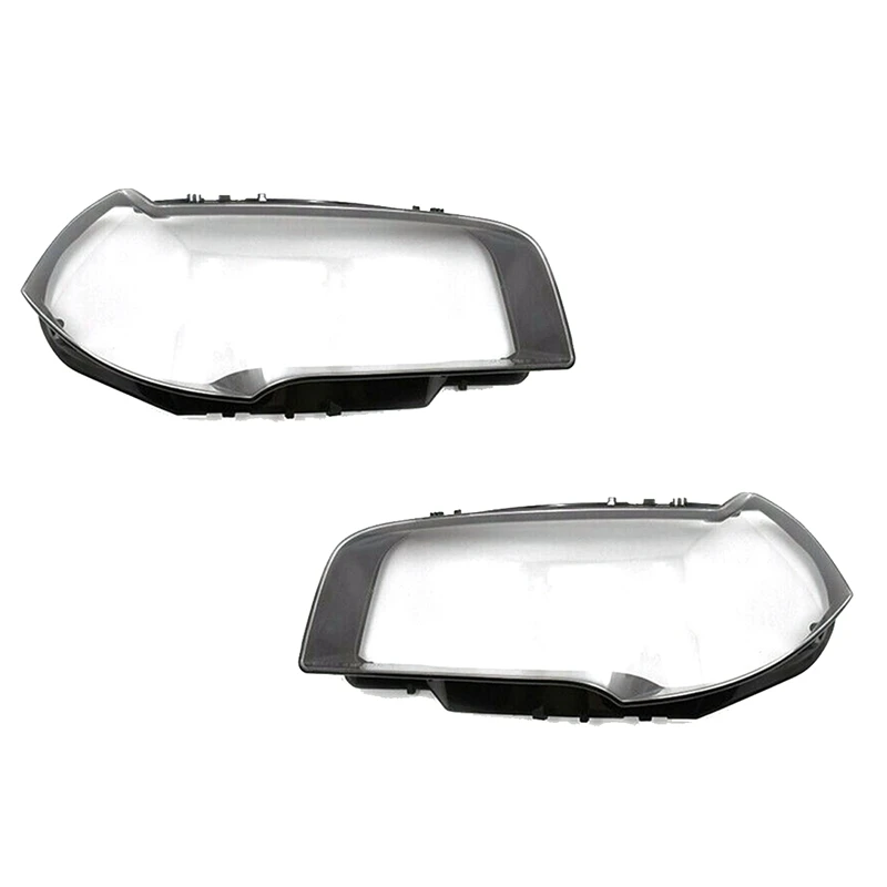 

1Pair Car Front Headlight Lens Shell Lampshade For BMW X3 E83 2006-2010 Head Light Lamp Transparent Cover Housings Accessories