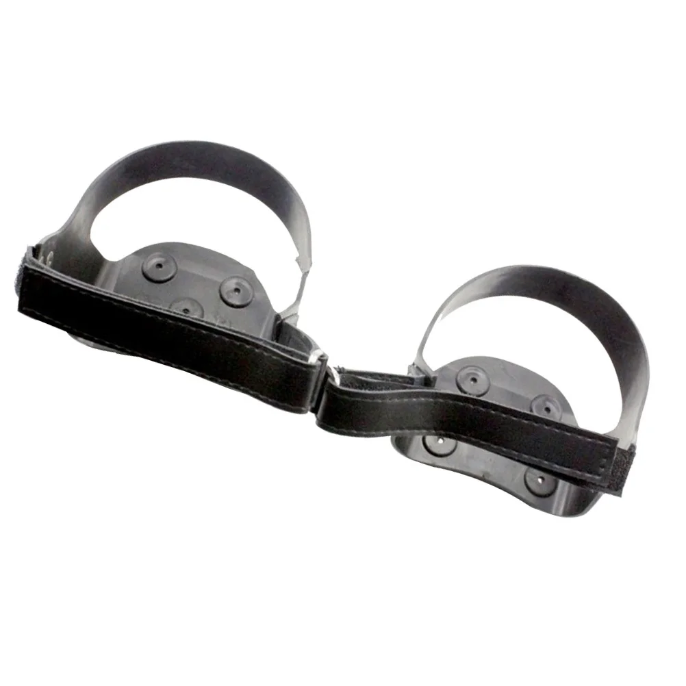 1 Paar Steigeisen, 5 Zähne, rutschfeste Schuhgriffe zum Wandern, Klettern, Bergsteigen, Eisfischen, Schwarz – 42 Silikon