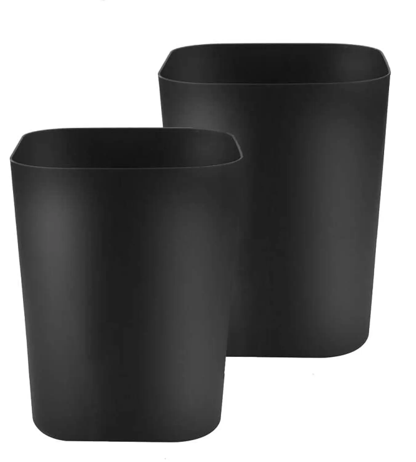 

2 Gallon Square Trash Can for Bathroom, Kitchen, Bedroom Countertop or Under Sink - Compact Wastebasket