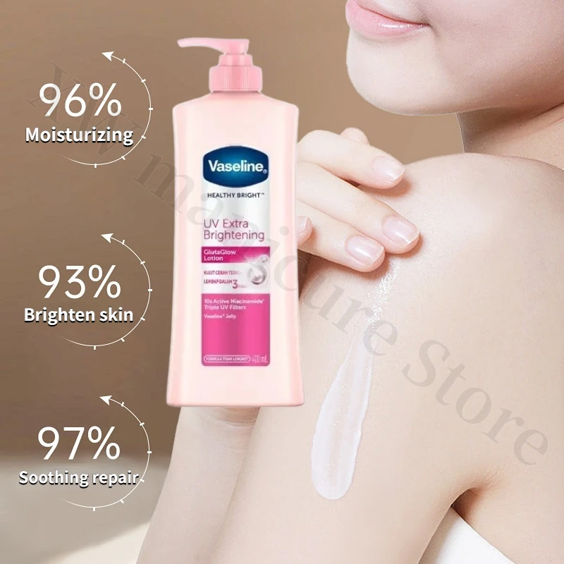 Vaseline Niacinamide Body Lotion Relieves Dry and Dehydrated Skin Exfoliates and Brightens Skin Tone Hydrating Body Lotion