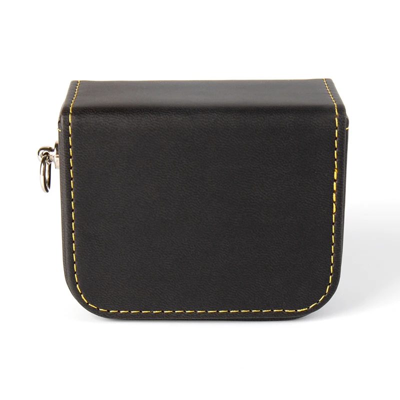 KBEAR casing earphone BP01 02, paket penyimpanan persegi hitam PU, Aksesori casing earbud portabel dengan KB02 EDX PRO ZS12 PRO X